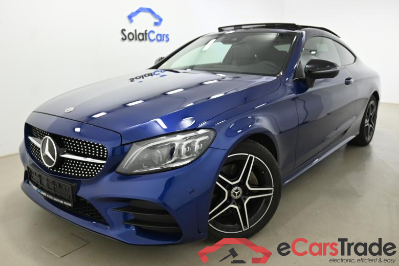 Mercedes C 200 d Coupe AMG Night Pano Aut. LED-Multibeam Navi Sport-Leather-Alcantara KeylessGo Camera Klima PDC ...