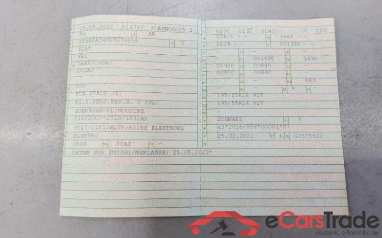 FIAT 500 e (332) Lim. (2020->) DE - LimS3, Icon (42 kWh), 2020 - 2023 #4