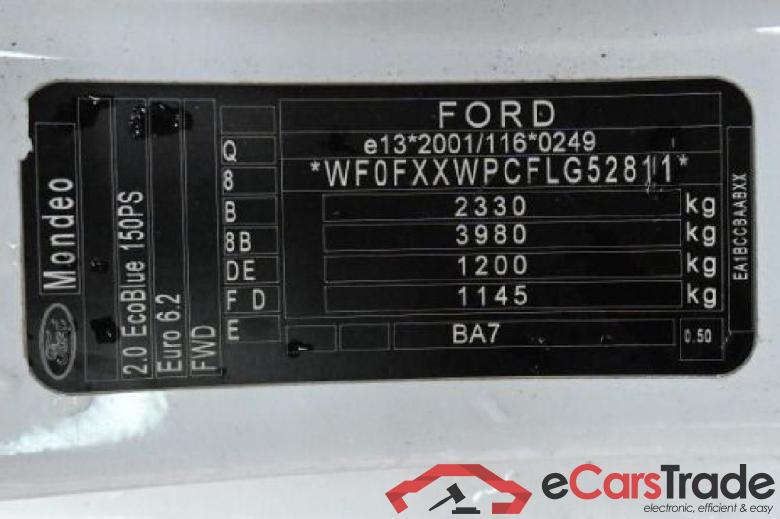 Ford Mondeo Wagon ´14 Mondeo Turnier Titanium 2.0 EcoBlue 110KW MT6 E6dT #4