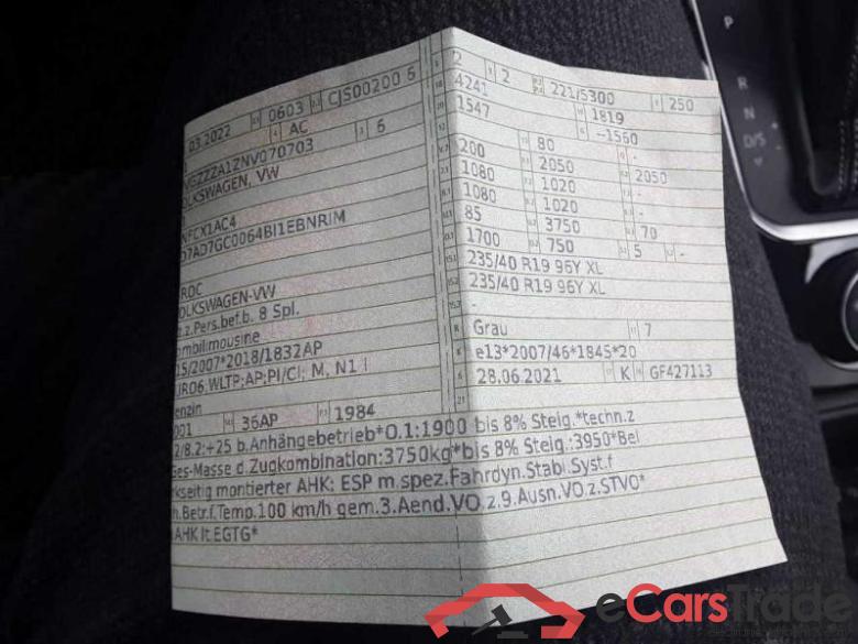 VOLKSWAGEN T-Roc (A11)(09.2017->2021) DE - SUV5 2.0 TSI EU6d, R 4Motion OPF (EURO 6d), 2020 - 2022 #6