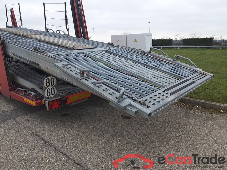 EQ-393-ZA Tracteur porte voitures stralis 420 Hi Road 4x2 porte WJMM62AS40C367457 - BLANC - 02/10/2017 + nED-950-CP Lohr Remorque porte voiture 2 essieux VGYC2H99S4EL44241 - BLEU - 22/12/2004 n #5