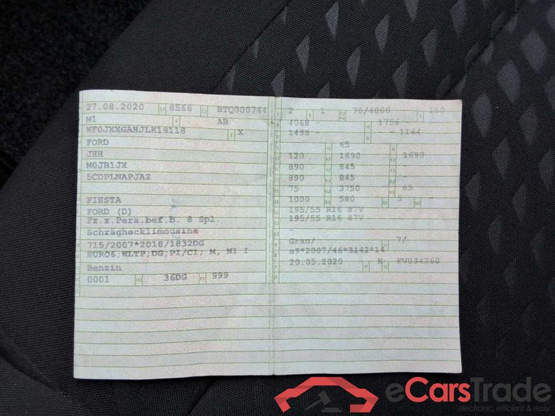 Ford Fiesta (CE1)(2017->) DE - LimS5 1.0 EcoBoost EU6d-T, Titanium X S/S (EURO 6d-TEMP), 2019 - 2020 #5