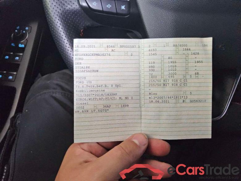 Ford Focus Turnier (CGE)(2018->) DE - Kb5 1.5 EcoBlue EU6d, ST-Line Start/Stopp (EURO 6d), 2020 - 2022 #3