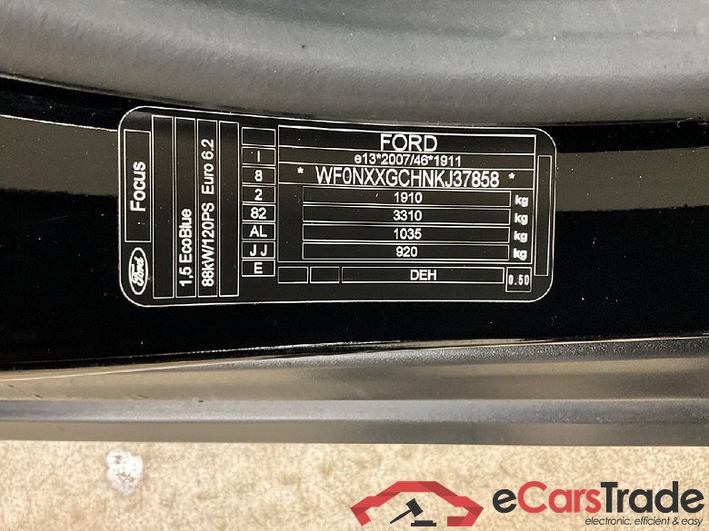 Ford Focus ´18 Focus Lim. Titanium 1.5 EcoBlue 88KW AT8 E6dT #5