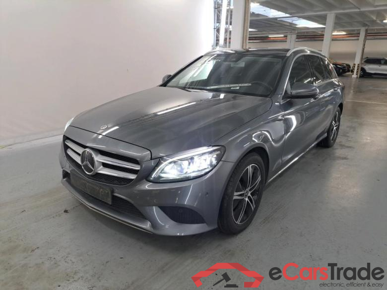 Mercedes C 180d Aut. Pano LED-MultiBeam Widescreen Navi 1/2 Sport-Leather KeylessGo Camera Klima PDC ...
