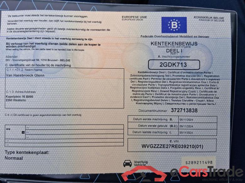 VOLKSWAGEN ID.4 !! E212DF 3 GPACPAC GPAVPAV GRD0RD0 MSNRS2E GWD1WD1 GW60W60 GYGAYGA MZFM0TD MSSH4KF #6