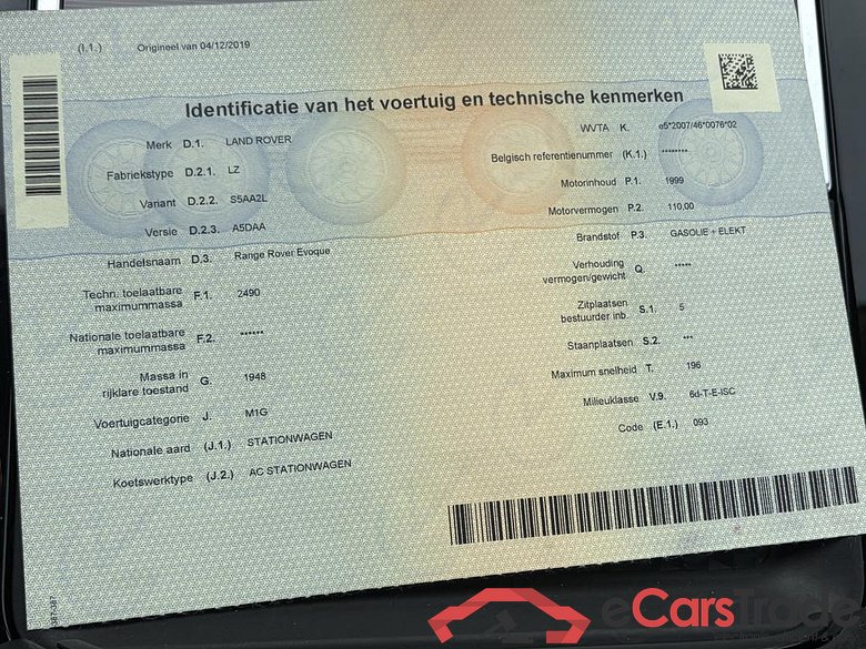 LAND ROVER Range Rover Evoque Evoque 2.0 TD4 MHEV 4WD HSE #5