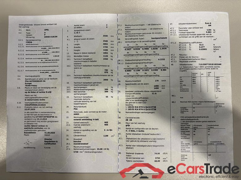 OPEL Corsa Corsa 1.2i Edition S/S #6