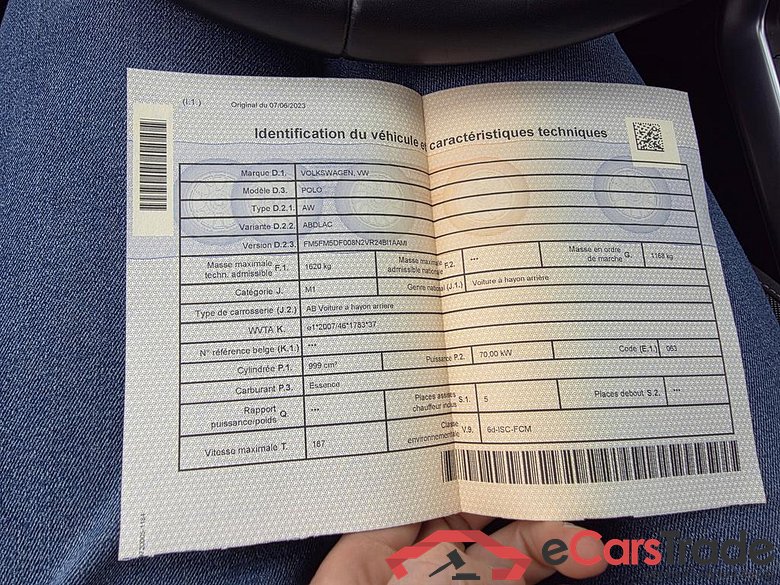 VOLKSWAGEN Polo Polo Life Business 1.0 TSI 70 kW (95 ch) 5 vitesses manuel #4