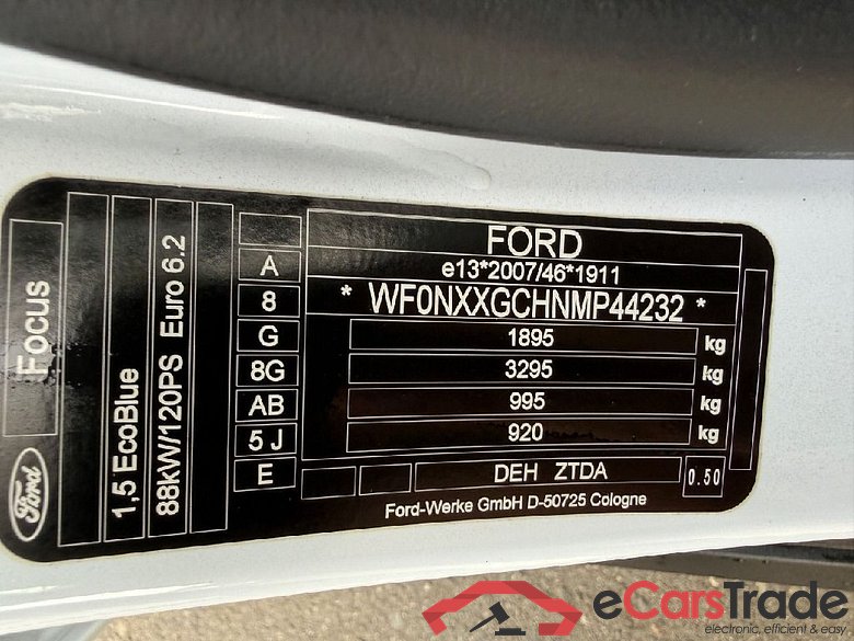 Focus Lim. Cool & Connect 1.5 EcoBlue 88KW MT6 E6d #5