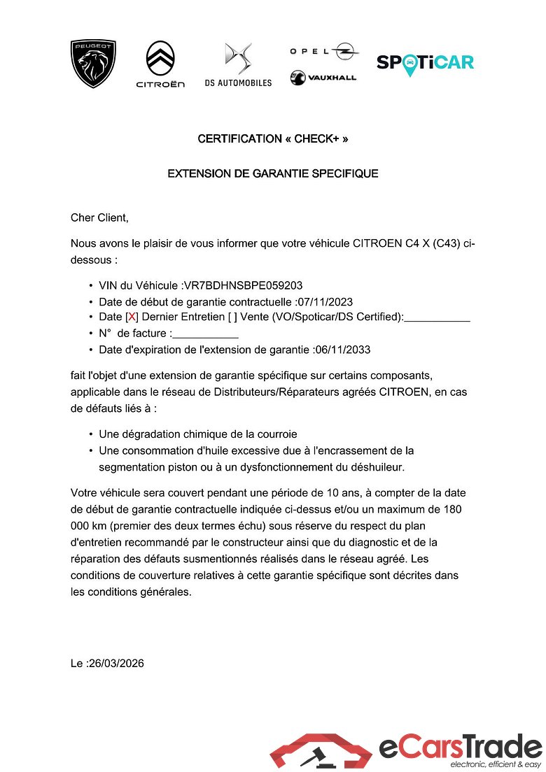 C4X (2022) PureTech 130 S&S EAT8 Feel Pack / GARANTIE CONSTRUCTEUR 10 ANS VOIR PHOTO 2 #2