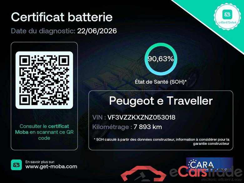 Expert Combi Standard Moteur électrique 50kWh BVA 9 Sieges #2
