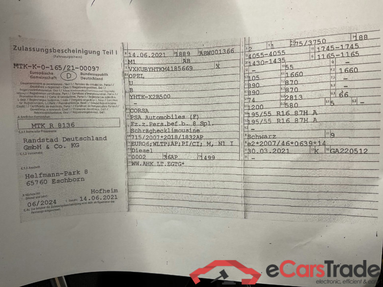 Corsa F Edition 1.5 75KW MT6 E6d #3