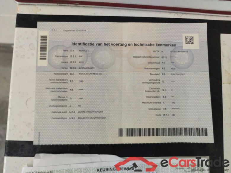 Renault Kangoo Express Kangoo ZE 33 Maxi 2 places B-Buy 4d #4