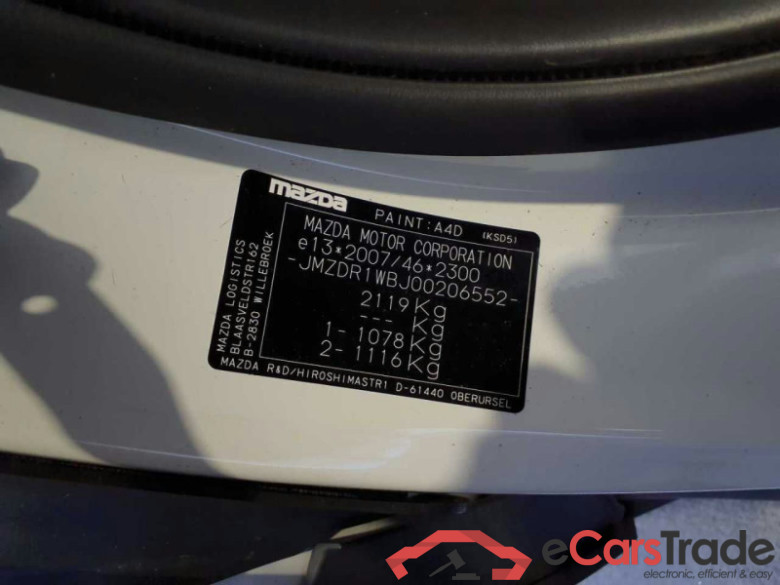 Mazda MX-30 (DR)(05.2020->) DE - SUV5 e-SKYACTIV, Advantage, 2022 - 2025 #5