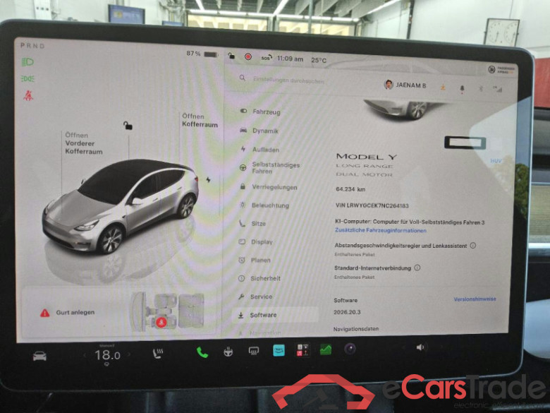 Tesla Model Y - SUV5 Dual, Maximale Reichweite Dual AWD, 2021 - 2025 Maximum Range / Premium #6
