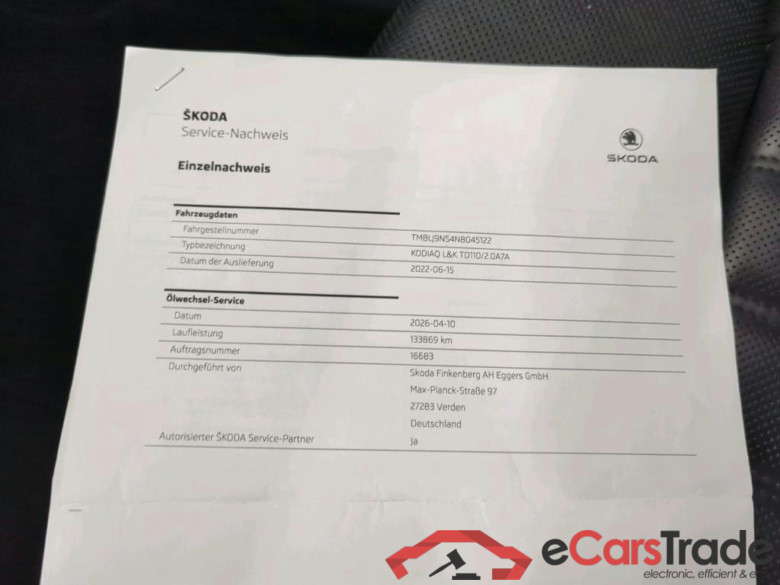 Kodiaq L&K 4x4 2.0 TDI 110KW AT7 E6d #6
