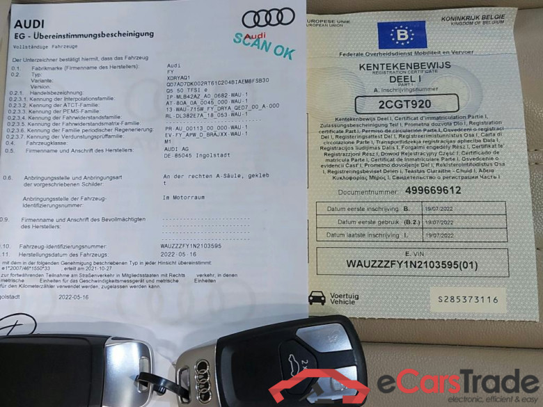 AUDI - AUD Q5 50 TFSI e 299PK S-Tronic Quattro S line Pack Business Plus & Shadow Look & Matrix LED & 20 Inch Alloy & Rear Camera  * HYBRID * #4