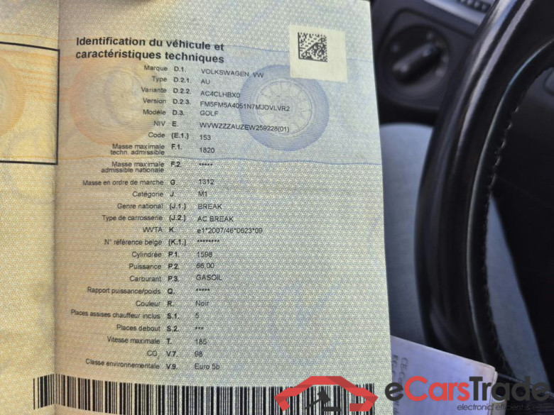 VOLKSWAGEN Golf VII Golf 1.6 CR TDi Trendline #5