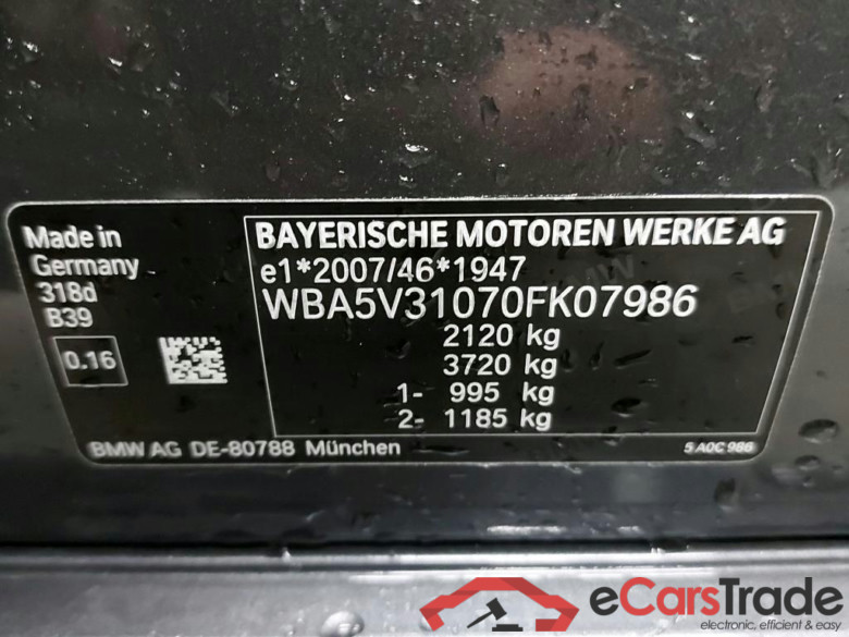 BMW - BMW 3 BERLINE 318dA 136PK Advantage Business Edition & Pack Business Plus With Vernasca Leather Seats & PDC Front & Rear #6