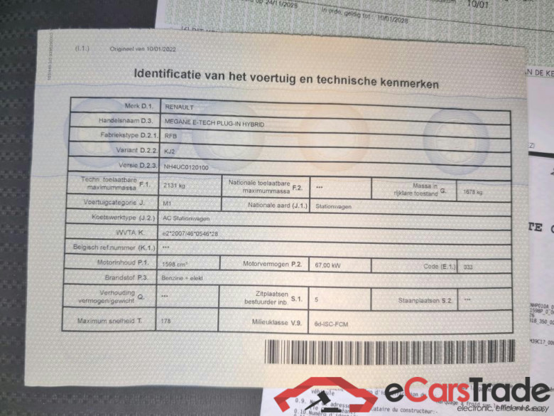 RENAULT MEGANE GRANDTOUR 1.6 E-TECH 160 PHEV LIMITED #3 #3