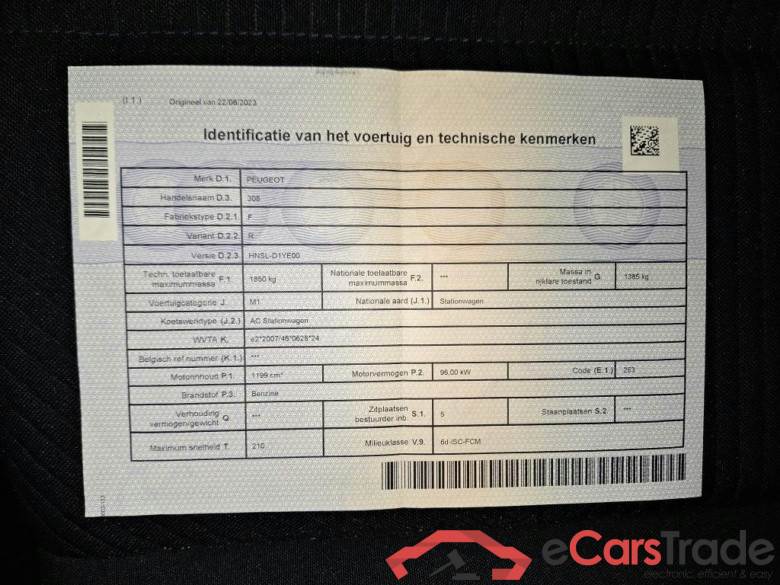 PEUGEOT 308 SW 1.2 PURETECH 96KW S-S ACTIVE PACK #6