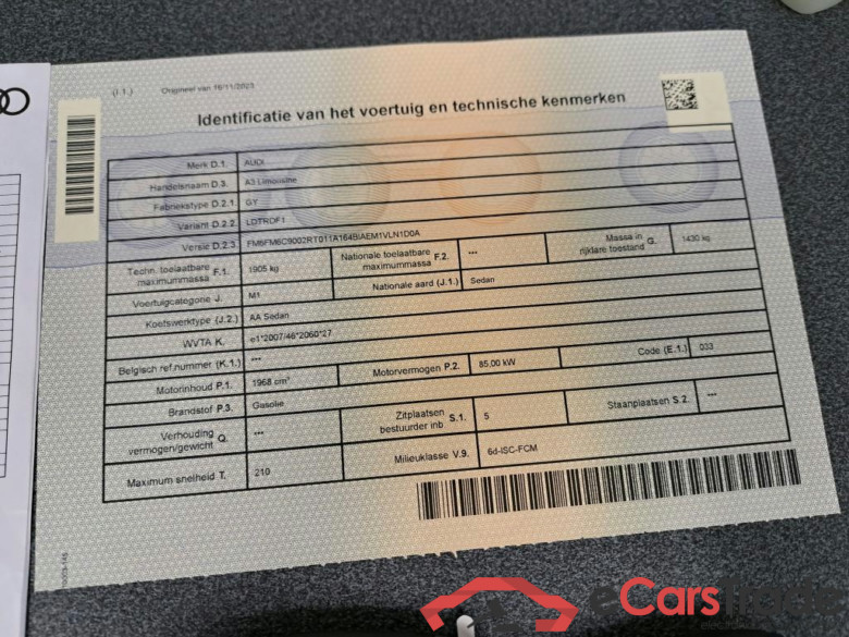 AUDI - AUD A3 BERLINE 30 TDi 116PK Attraction Pack Business & Rear Park Sensors #4