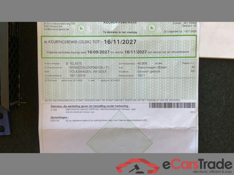 VOLKSWAGEN Golf VII Golf 1.0 TSI Comfortline OPF DSG (EU6.2) #5