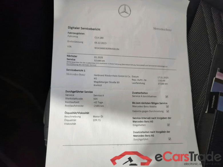 CLA -Klasse Shooting Brake CLA 180 (118.684) 1.3 110KW AT7 E6d #6
