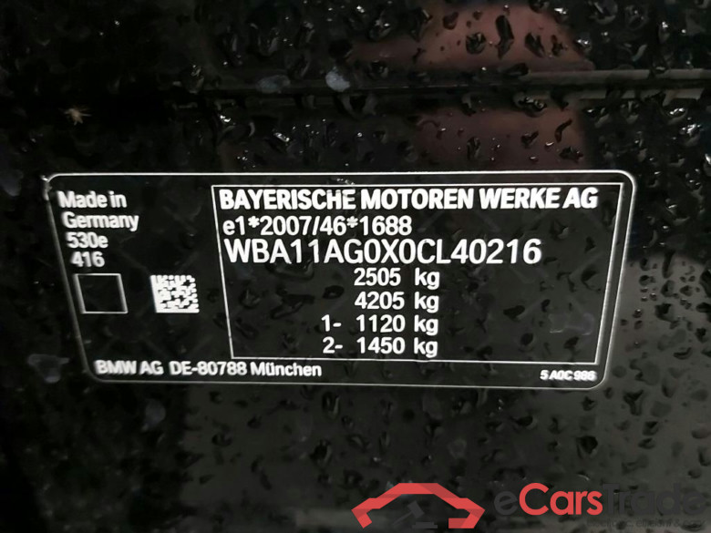 BMW - BMW 5 BERLINE 530eA 292PK M Sport Pack Business & Driving Assistant * HYBRID * #6