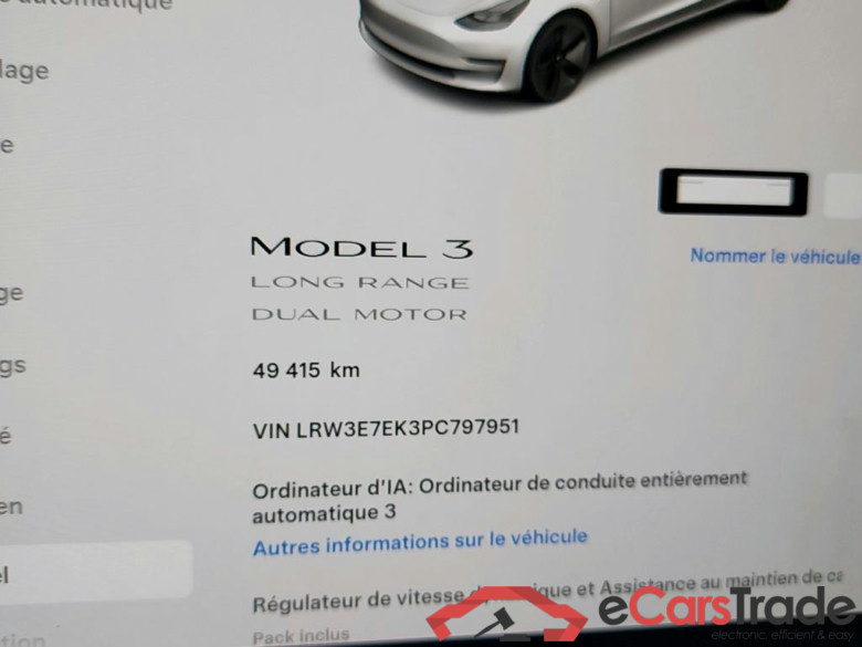 TESLA - TES Model 3 Long-Range Dual Motor AWD 498PK * ELECTRIC * #5