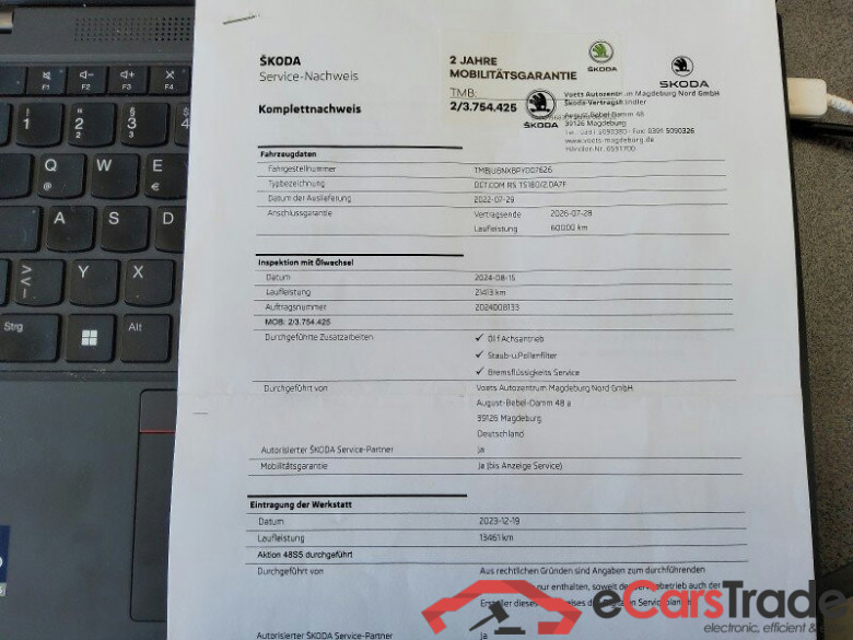 Skoda Octavia Combi (NX5)(01.2020->) DE - Kb5 2.0 TSI EU6d, RS Plus OPF, 2020 - 2022 #5