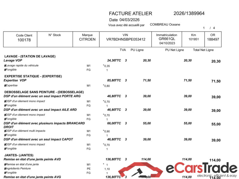 C4 X Feel Pack 1.2 PureTech 130CV BVA8 6E / PRÊT A VENDRE #2