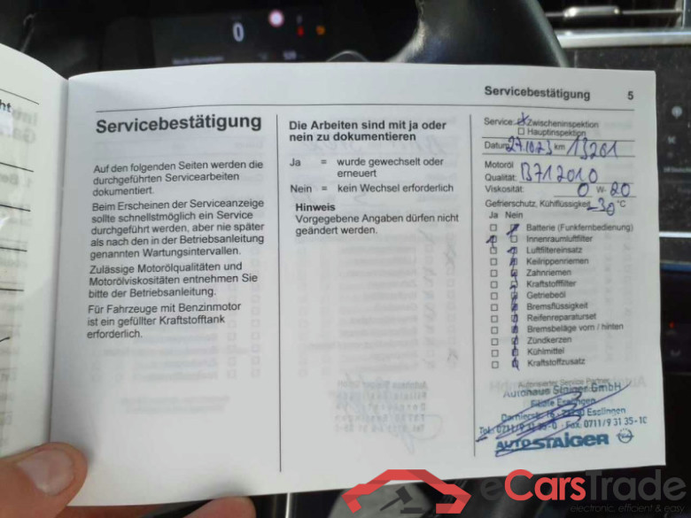 Opel Corsa F (2019->) DE - LimS5 1.2 Turbo EU6d, Elegance, 2019 - 2023 #3
